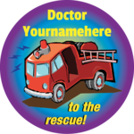 To the rescue! - Personalized Stickers